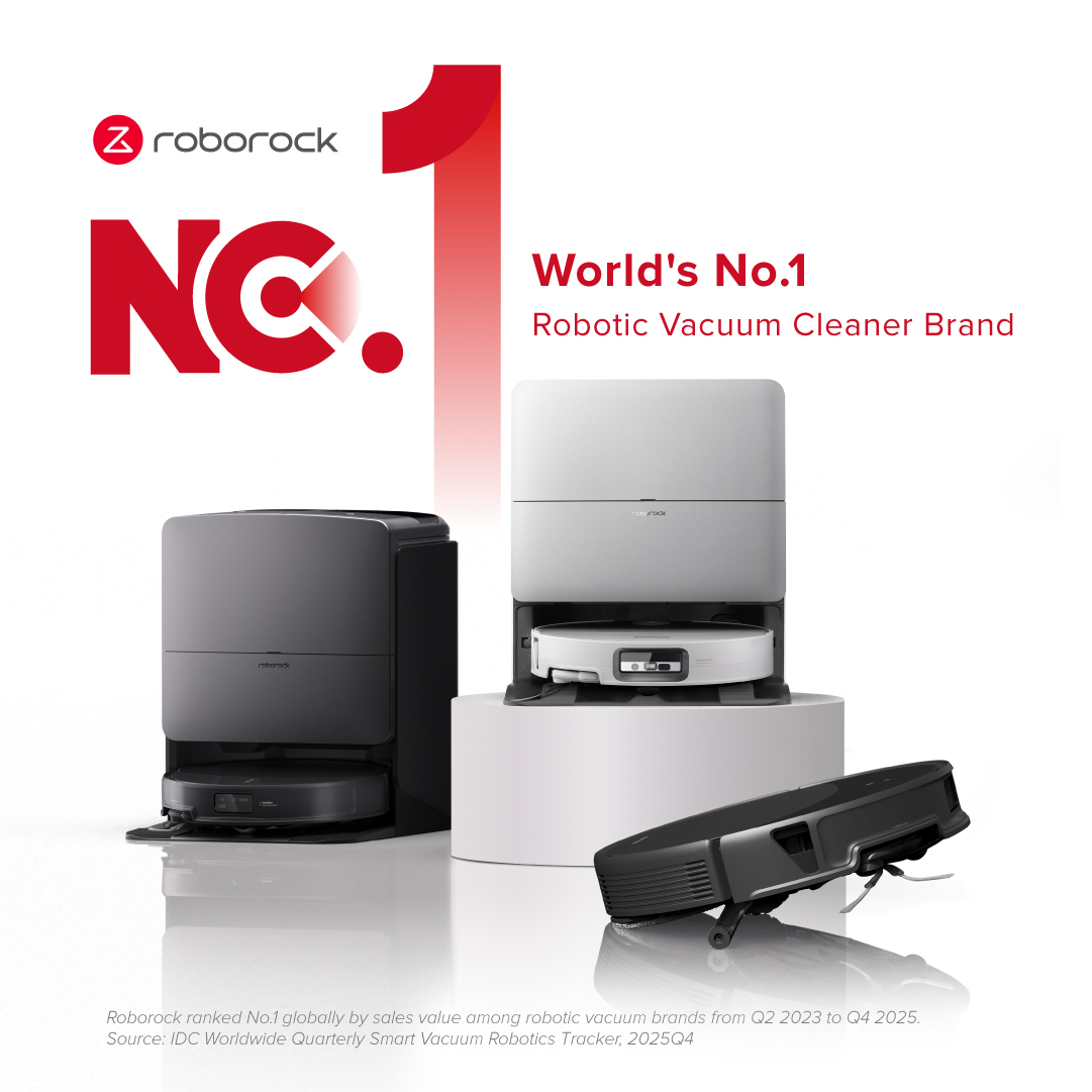 Roborock Roborock 2025 yılında dünyanın en çok satan akıllı temizlik robotu markası oldu